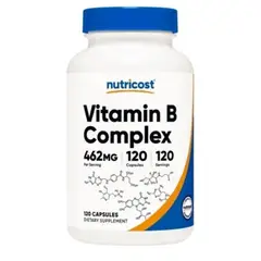 Nutricost - Vitamin B Complex Complejo De Vitamina B 120 Capsules