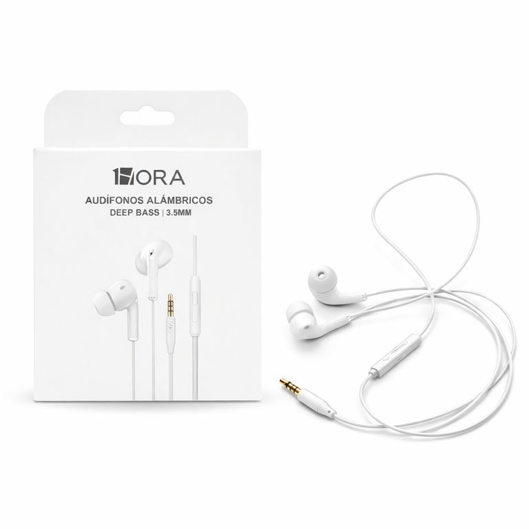 Audífonos Alámbricos Jack de 3.5 mm In-Ear