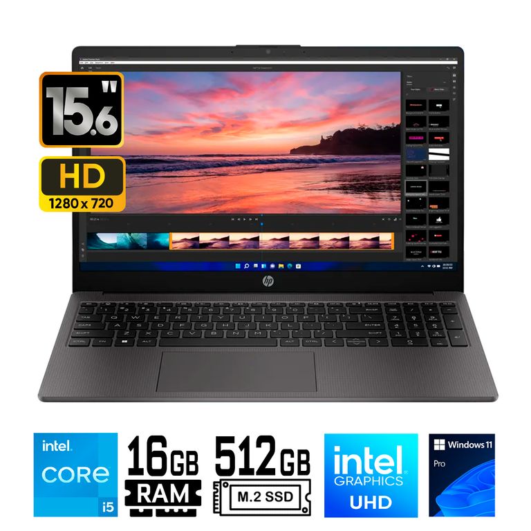 Laptop 250 G10 intel Core i5 13va Gen Ram 16GB SSD 512GB 156 HD Windows 11