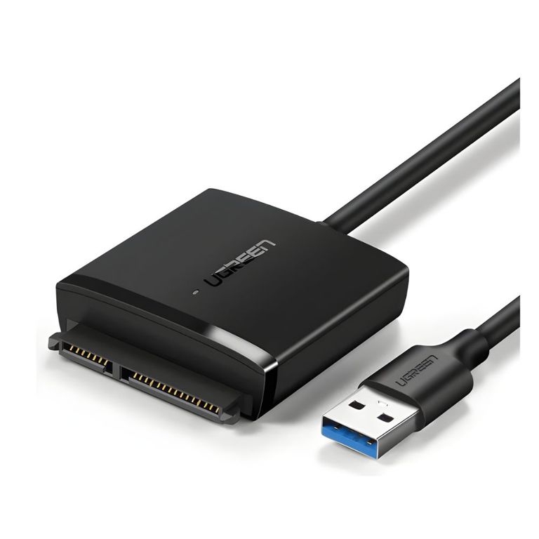 Convertidor USB a SATA con fuente de alimentación