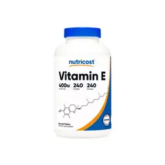 NUTRICOST - VITAMIN E VITAMINA E 240 CAPSULES 400 IU