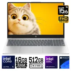 HP - Laptop 15-fd1253la Intel Core Ultra 5 125H Ram 16Gb SSD 512Gb 15.6" FHD Windows 11