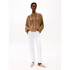TOMMY HILFIGER - JEANS CLASSIC STRAIGHT RW WHITE TH