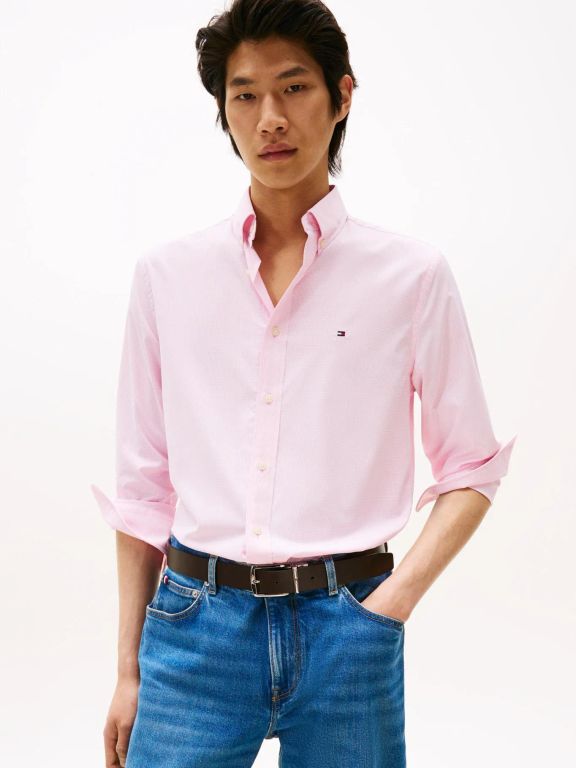 CAMISA PERFORMANCE MID SCALE GINGHAM TH
