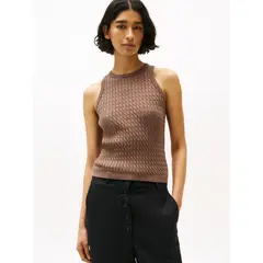 TOMMY HILFIGER - TOP CO CABLE FINE GG SL SLIM SWT TH