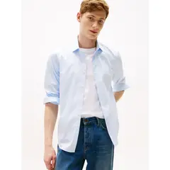TOMMY HILFIGER - CAMISA DC FLEX COLLAR STRIPE SHIRT TH