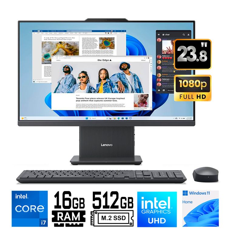 All in one IdeaCentre AIO 24IRH9 Intel Core i7-13620H Ram 16GB SSD 512GB 23.8" FHD Win 11