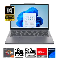 LENOVO - Laptop IDEAPAD SLIM 3 14ARP10 AMD RYZEN 7 7735HS Ram 16GB SSD 512GB. 14 WUXGA