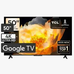 TCL - Televisor 50 4K UHD SMART Google TV 50V6C