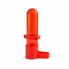 GENERICO - Bebedero Para Aves Color Rojo Hidratación Limpia Y Segura Para Tu Pajarito