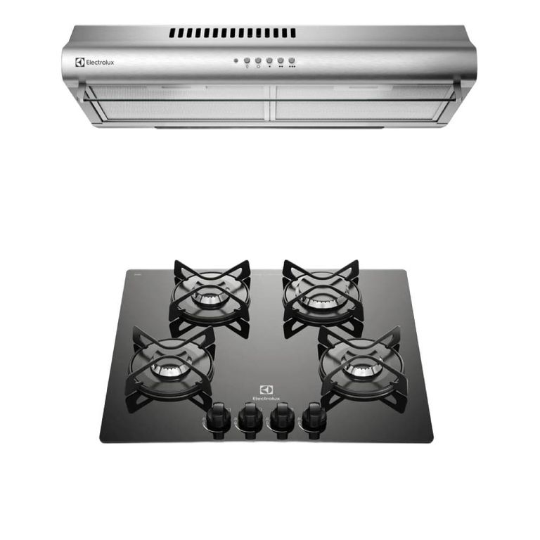 Combo cocina empotrable+ Campana 60 cm (ETGZ24F0EPUB+EJSE242TBIS)