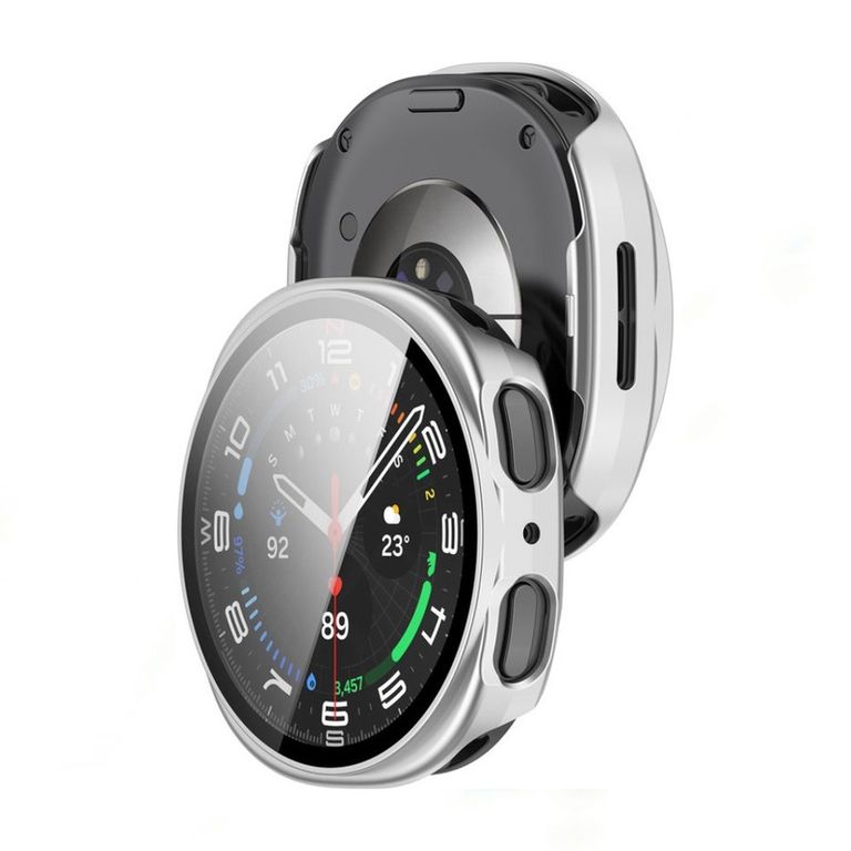Case Bumper Para Samsung Watch 8 44MM - Plata