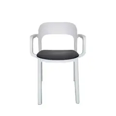 ZIYAZ - Silla de Comedor Ona Cb AGris Osc BBlanca