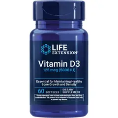 VITAL - Vitamina D3 5000 IU Life Extension x60 – Huesos y defensas fuertes