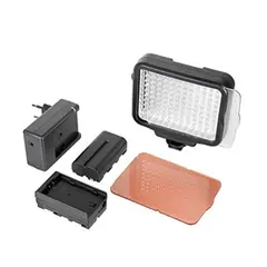 GENERICO - Lampara De Luz De Video De 120 Led Sony Canon + Bateria y cargador
