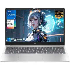 HP - Laptop 15.6" Full HD Touch Intel Core i7-1355U 16GB 512GB SSD WIN 11 Natural Silver