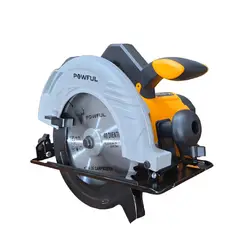 GENERICO - Sierra Circular Eléctrica POWFUL 1350W 7 1/4" Incluye Disco 40D