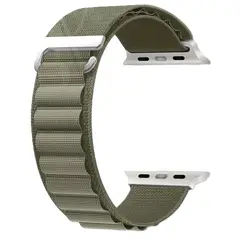 GENERICO - Correa Alpine Loop para AppleWatch y Smartwatch 42mm-49mm Olivo