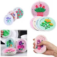 GENERICO - Esponja de bambu para lavar platos set de 6