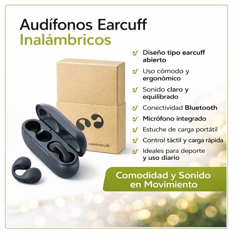 Audífonos Bluetooth Conducción Ósea In-Ear