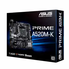 ASUS - Motherboard PRIME A520M-K AM4 compatibilidad AMD RYZEN 2 DDR4 M.2