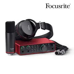 FOCUSRITE - Pack de Grabación Scarlett 2i2 4ta Generación - Kit Completo Profesional