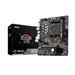 Msi - Placa Base B550M-A Pro D4 Am4 Matx - Alto Rendimiento Y Conectividad Para Gaming