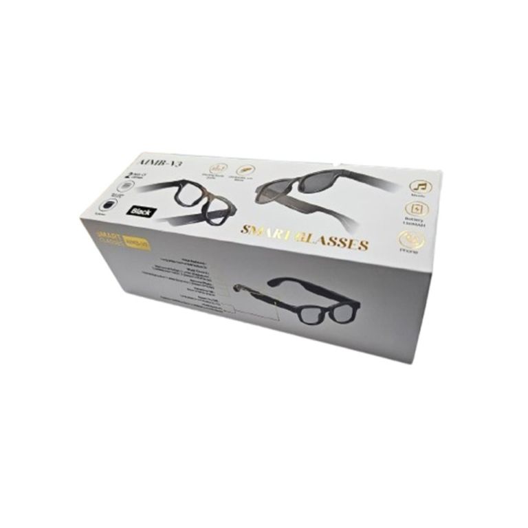 Lentes Bluetooth con Audio Integrado Gafas Smart con Micrófono y Control de Llamadas Color Negro