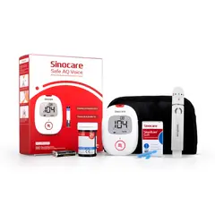 GENERICO - Glucómetro SINOCARE SAFE AQ Kit Completo con Voz