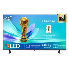 Hisense - TELEVISOR SMART TV 40Q4SV QLED FHD
