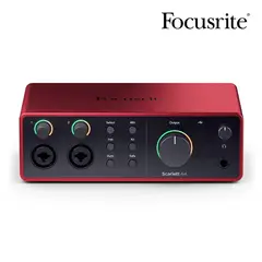 FOCUSRITE - Scarlett 4i4 4ta Generación - Interfaz Profesional de 4 Canales