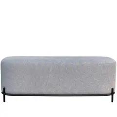 ZIYAZ - Sofa Ottoman 120x40 cm Gris