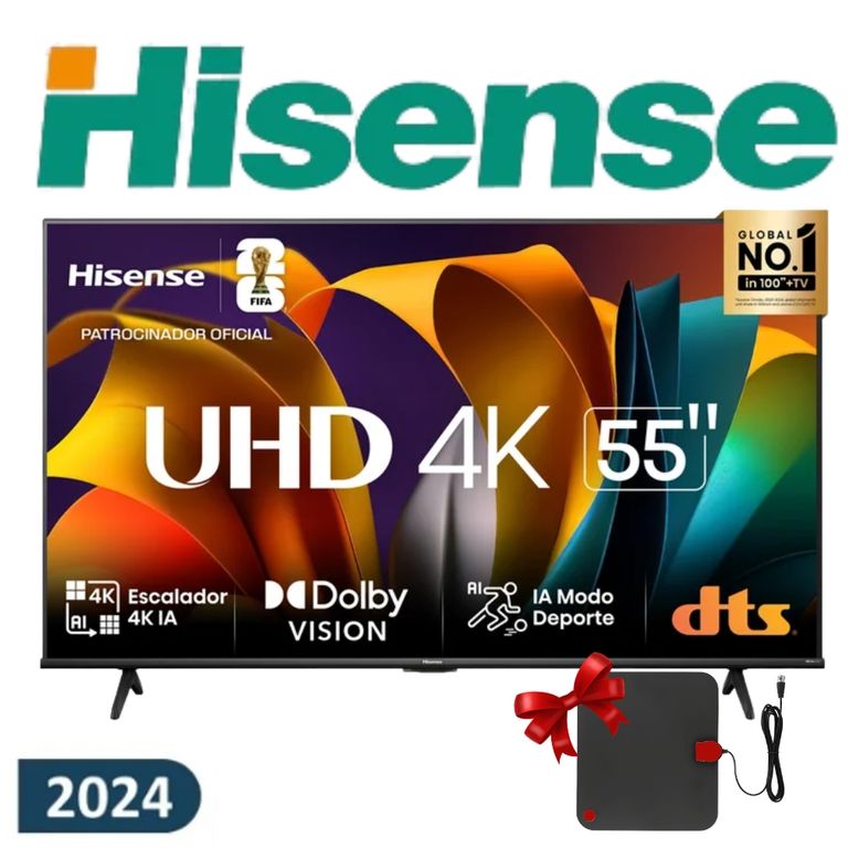 TELEVISOR 55 UHD 4K MOD 55A6N+ REGALO ANT DIGITAL