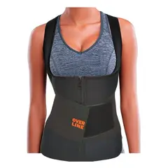 GENERICO - Chaleco Reductor Moldeador con Faja OVERLINE Talla M