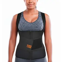 GENERICO - Chaleco Reductor Moldeador con Faja OVERLINE Talla XXXL
