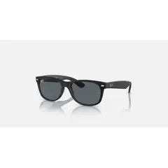 RAY BAN - Ray‑Ban New Wayfarer Negro MateAzul 52 mm Lentes de Sol RB2132 622R5 52‑18