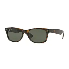 RAY BAN - Ray‑Ban New Wayfarer CareyVerde Polarizado 52 mm Lentes de Sol RB2132 90258 52‑18