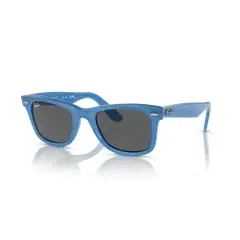 RAY BAN - Ray‑Ban Wayfarer Original Change Photo Azul RayadoGris Oscuro 50 mm Lentes de Sol RB2140 1409B1 50‑22