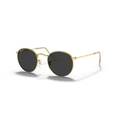 RAY BAN - Ray‑Ban Round Metal Polarizado OroNegro 50 mm Lentes de Sol RB3447 919648 50‑21