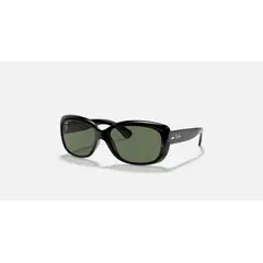 RAY BAN - Ray‑Ban Jackie Ohh NegroVerde Clásico G‑15 58 mm Lentes de Sol para Mujer RB4101 601 58‑17