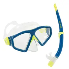 AQUA LUNG SPORT - Aqualung Combo Saturn Transparente - Azul - Amarillo