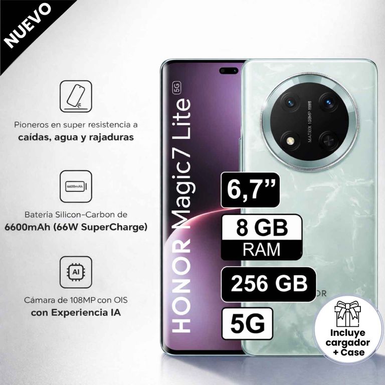 CELULAR MAGIC 7 LITE 5G 8GB RAM 256GB JADE