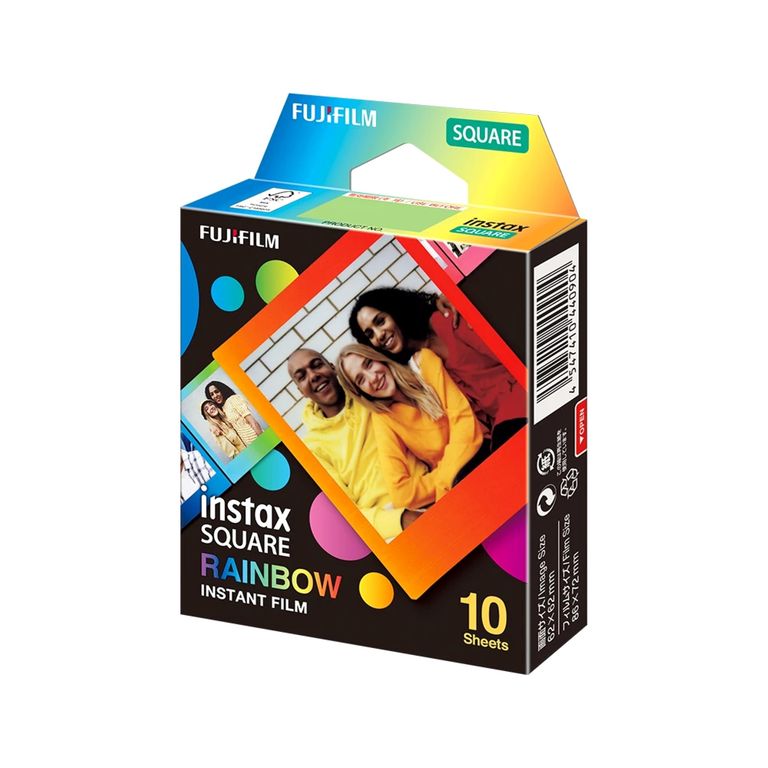 Película Instax SQUARE Rainbow x 10 Hojas / Fotos