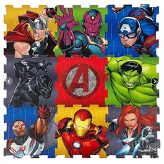 GENERICO - Piso de goma eva avengers 88cm x88 cm