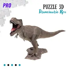 SHEEPBUSTER - Rompecabezas Armable 3D Tiranosaurio Rex para Niños y Adultos