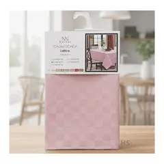OEM - Mantel De Mesa Rosa 140 X 180 Cm Decorativo Para Comedor Y Reuniones
