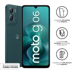 MOTOROLA - MOTO G06 4 GB+64 GB Azul.