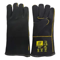 ESAB - GUANTES DE CUERO COLOR NEGRO MODELO M1050 PARA SOLDADOR