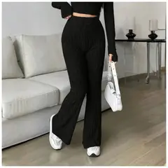 INSPIRA MARKET - Pantalon Acanalado Tiro Alto