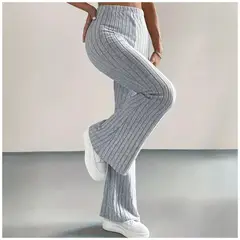 INSPIRA MARKET - Pantalon Acanalado Tiro Alto